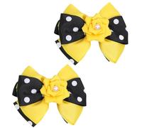 1Pair Cartoon Ribbon Archi Clip Per Capelli Per Le Donne E Le Ragazze Stili Dolci Accessori Per Capelli Partito Hairpin Per Usura Quotidiana