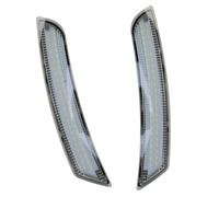 1Pair Clear Lens White LED Front Side Marker Lights Fit for Cadillac CTS ATS