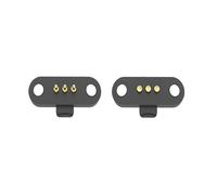 1Pair Connettore magnetico Pogo Pin 2/3/4/5P 12V 1A Impermeabile Pogopin maschio femmina 2,5 MM Connettori caricati a molla Presa di corrente DC Sonda Connettore in ottone Forza elastica 60g (3Pin)