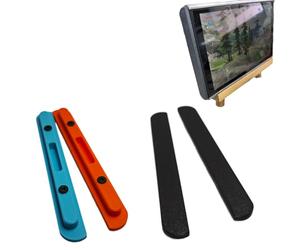 1pair Coperchio di protezione dei contatti laterali Per switch2 Coperchio del punto di connessione della maniglia Protezione antigraffio Protezioni del paraurti (blu-arancio)