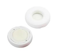 1Pair Earpads Protein Leather Ear Pad Cushions Covers Memory Foam Earmuffs For 2 & 3 Headsets Cover(White)