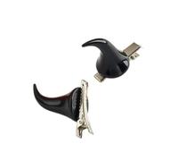 1pair Goth Clip Di Capelli A Forma Di Corno Forcina Duckbills Clip Per Capelli Per Halloween Carnevale Coda Di Cavallo Forcine Per Adolescenti