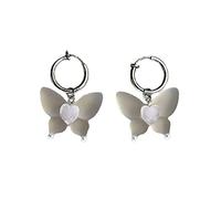 1Pair Love Heart Statement Orecchini Cristallo Grassato Farfalla Burro Orecchie Temperamento Gioielli Per Donne Ragazze Amore Cuore Orecchini Per Donne Ragazze