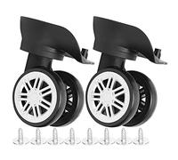 1Pair Luggage Wheels, Luggage Replacement Wheels,Outdoor Mute Double Row Large Wheel, Mute Swivel Luggage Caster Wheels, Draw?bar Box Code Case Suitcase Accessory