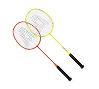 1Pair Shuttlecocks Racquet Sport Set Leggero Peso Doppio Badminton Racchetta Interno Esterno Per Bambini Giocatori Per Bambini