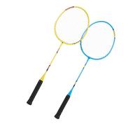 1Pair Shuttlecocks Racquet Sport Set Leggero Peso Doppio Badminton Racchetta Interno Esterno Per Bambini Giocatori Per Bambini