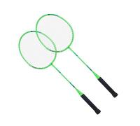 1Pair Shuttlecocks Racquet Sport Set Leggero Peso Doppio Badminton Racchetta Interno Esterno Per Bambini Giocatori Per Bambini
