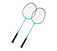 1Pair Shuttlecocks Racquet Sport Set Leggero Peso Doppio Badminton Racchetta Interno Esterno Per Bambini Giocatori Per Bambini