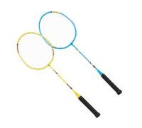 1PAIR SHUTTLECOCKS Racquet Sport Sports Set Leggero Racconta A Doppia Racchetta da Badminton Accessori Sportivi Esterni per Esterni Che Durano per I Giocatori Bambini Sport All'aperto Interno