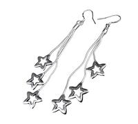 1Pairs Hook Orecchini a Clip Donna Elegante Stella Orecchini a Bottone Ciondola Orecchini da Donna Accessori Gioielli Regalo d'Amore Molto Pratico e Popolare Nice And Clever