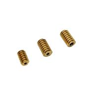 1PC 0.5 Modulo 2.28mm Apertura Ottone Rame Metallo Ingranaggio a vite senza fine Ingranaggio di trasmissione