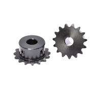 1pc 04C/25H 28 denti Pignone in acciaio al carbonio temprato con tempra ad alta frequenza, passo 6.35mm, Altezza 15mm