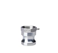 1PC 1/2" 3/4" 1“ 304 Adattatore for raccordo Camlock for irrigatore da giardino in acciaio inossidabile Barb Camlock Sgancio rapido for raccordi for pompe for tubi flessibili(A,3/4")