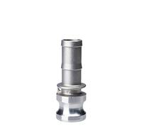 1PC 1/2" 3/4" 1“ 304 Adattatore for raccordo Camlock for irrigatore da giardino in acciaio inossidabile Barb Camlock Sgancio rapido for raccordi for pompe for tubi flessibili(E,1/2")