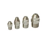 1pc 1/2" BSP Male Thread 1.5mm Hole Straight Spraying Nozzle 304 Stainless Steel Washing Sprinkler