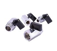 1PC 1/2'' BSP Male to Male Thread Brass Ball Valve Shut-Off Valve