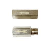 1pc 1/2" BSPP Female to Female Thread Brass Pneumatic One Way Non Check Valve Pipe Fitting CBQZCHWDKT