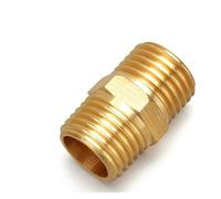 1PC 1/2" BSPT To 3/8" BSPT Male Hex Nipple Reducer Brass Pipe Fitting Connector Adapter
