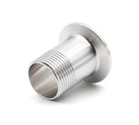 1pc 1/2 "Dn15 DN20 SS304 Adattatore Bspt Maschio Filettato Sanitario Tubo In Acciaio Inox Ghiera Raccordi Tri-Clamp Connettore Adattatore(DN40 Ferrule64)