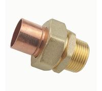 1pc 1.2 inches-35mm Brass BSP Male Thread + Copper Fitting Straight Union Nut Socket Welding Pipe Connector HTEJFUXQE