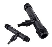 1Pc 1/4"~2" Male Thread Venturi Irrigation System Fertilizer Injector, Garden Water Pipe Syringe(3l4 lnch)