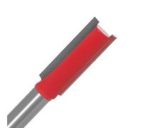 1pc 1/4 pollici codolo punta diritta in carburo di tungsteno singolo doppio flauto fresa for legno fresa for utensili for la lavorazione del legno(6.35X9.52)