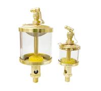1PC 1/8" BSP Male Thread Needle Valve Type Sight Gravity Drip Feed Oiler Machine Tool Cup 16ml