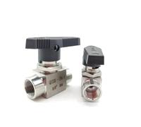 1pc 1/8" BSPP Female 304 Stainless Steel Plumbing Ball Valve Water Fuel Oil Panel-Install