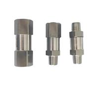 1pc 1/8" NPT Female To Male One Way Check Valve Non-return Inline 304 Stainless Steel Water Gas Steam Oil