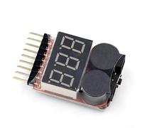 1PC 1-8S Tester di tensione della batteria/allarme cicalino a bassa tensione per Lipo/Li-ion (1PC)