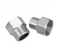 1pc 1"x 3/4" BSP Female Male Thread Extend Reducing Butt Joint Adapter Adapter Coupler Plumbing Fittings
