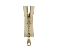 1pc 10/20/30/40/50/60/70/80cm 5# Bronzo Metallo Doppio Cursore Open-end Cerniera Colorata per Abbigliamento Cucito riparazione