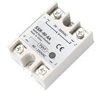 1PC 10A 25A 40A 60A AC-AC Relè a stato solido monofase AC SSR SSR-10AA SSR-25AA SSR-40AA SSR-60AA 80-250VAC 220V A 24-380V AC(SSR-100AA)