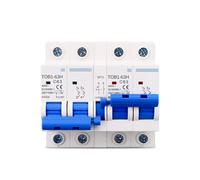 1pc 10A 2P plus 2P MTS AC Dual power Manual transfer switch Circuit breaker MCB 50HZ/60HZ CZMDKEXM
