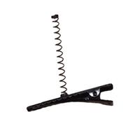 1pc/10pcs semplice clip per capelli Blanks forcine con lega di primavera forcina semplice barrette bianco artigianato