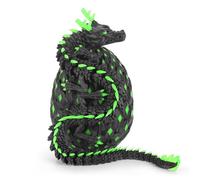 1pc 12-inch 3D Printed Glow in The Dark Dragon Eggs Fidget Toy Night Light for Home Office Desk Decor Collectible Gift Idea(Dark Green,G)