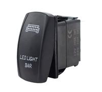 1PC 12V 20A On Off Doppio LED Blu Barra Luminosa Simbolo Impermeabile Interruttore a Levetta for Auto Barca
