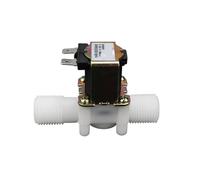 1pc 12V 24V 220V Dispenser magnetico for lavatrice Acqua potabile Regolatore di pressione pneumatico Interruttore 1/2 "Valvola a solenoide in plastica(DC 24V)