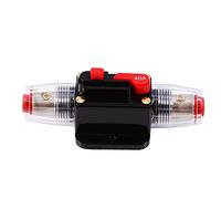 1pc 12V DC Circuit Breaker 40A Fusibile ripristinabile Interruttore automatico Car Stereo Portafusibili in linea Inverter per Automotive Marine Boat Audio System Protection