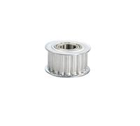 1pc 15 denti 5M puleggia tendicinghia foro ruota 3/4/5/6/8mm con guida cuscinetto 5M puleggia sincrona HTD5M 15 denti 15T(Bore 3mm With Teeth,1pc 20mm)