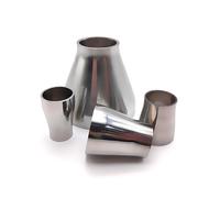 1pc 19mm to 32mm SS304 Stainless Steel Concentric Reducer Welding Pipe Fitting ZGPOSQKZSC