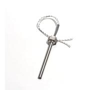 1pc 1KW Filo Singola Testa Tubo Elettrico DN15/21mm(1/2") 201SS Tubo 12x100-200mm Riscaldatore a Cartuccia 110/220/380V(With nut,220V,DN15 12x150mm 500W)