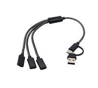 1PC 2/3 in1 USB + Tipo C Host Power Splitter Adattatori USB a Otgs Maschio Femmina Cavo Per Ricarica E Dati Hub Adattatori