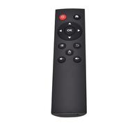 1pc 2.4G Wireless Air Mouse Gyro Controllo vocale Rilevamento Mini tastiera universale Telecomando for PC Android TV Box 10m(Black)