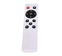 1pc 2.4G Wireless Air Mouse Gyro Controllo vocale Rilevamento Mini tastiera universale Telecomando for PC Android TV Box 10m(White)