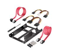 1Pc 2,5 Giri 3,5 pollici Doppio disco SSD Supporto Cavo disco rigido Cavo