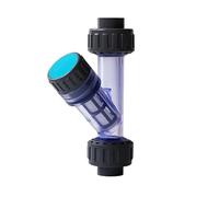 1PC 20-63MM Blu Trasparente Y-Type Filtro Acquario Serbatoio di Pesce Tubo PVC Connettore Filtri di irrigazione Giardino Tubo di Acqua Connettore(40mm 1pc)