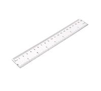 1pc 20cm/8 Pollice Plastica Trasparente Righello Semplice Dritto Righello Strumento di Misura per Studenti Scuola Ufficio Disegno Cancelleria plies