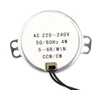 1pc 220 240V AC Motore Sincrono Motoriduttore 4W CW CCW 1 Pezzo Corrente Alternata 220-240v el La Bobina del Motore Non Brucia in Caso di Sovraccarico (5-6 RPM)-motorino per presepe