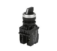 1PC 22mm Interruttore a pulsante Contatto argentato 22mm a scatto 1NONC On Off Auto reset 2 posizioni LAK42-11X/21(1NO1NC,SELF LOCK_2POSITION)